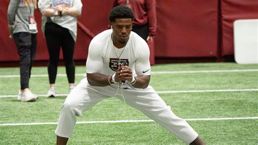 What Germie Bernard said about Ty Simpson Alabama football Pro Day