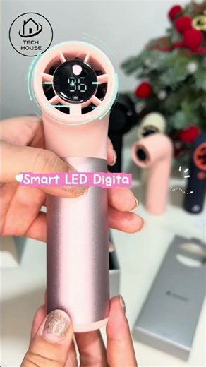 This pink portable fan is perfect for girls and a must-have for taking to work!