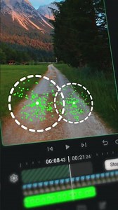Testing my motion tracking video editor app for Android