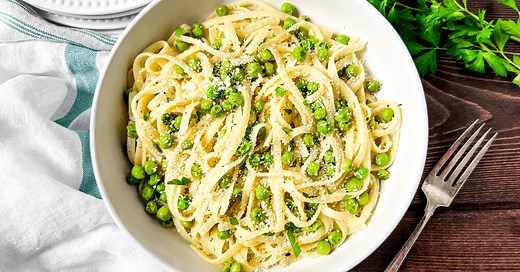 Easy Italian Pasta and Peas Recipe