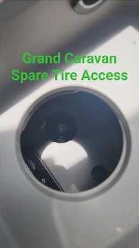 Dodge Grand Caravan: Spare Tire Access #mobilemechanic #diycarrepair