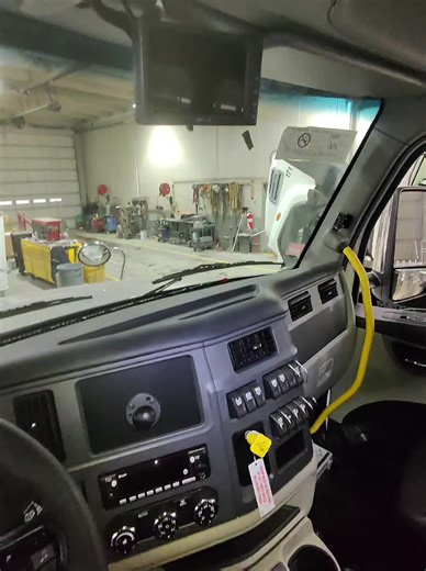 Dash removal and installing telematics system in a mixer truck 🔧 Clean install and satisfying work. #dieselmechanic #heavyequipment #concretemixer #truckrepair #asmr