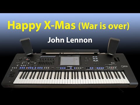 Happy X-Mas (War is over) - John Lennon - Keyboard Yamaha Genos Cover Instrumental