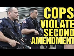 ONLY COPS CAN CARRY FIREARMS! COPS VIOLATE SECOND AMENDMENT! 1ST AMENDMENT AUDIT!