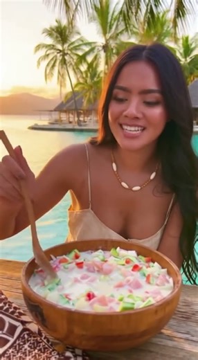 She Tried Samoa's RAW FISH Dish! 🐟🥥😱