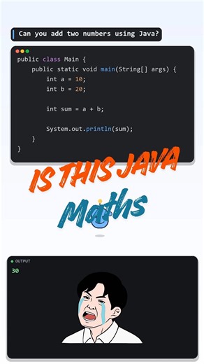Sum of Two Numbers in Java ➕ | Java Program | Ligash