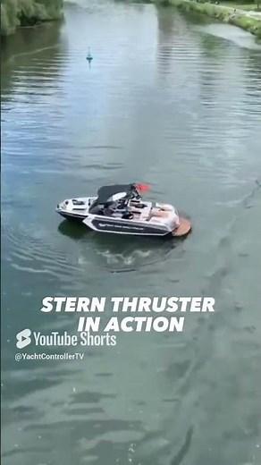 Watch the ezDrive Stern Thruster in Action: Easy Boat Maneuvering