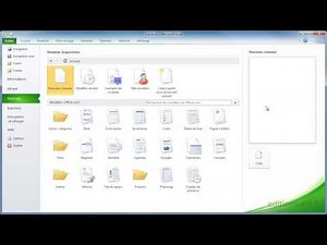 Créer, ouvrir et enregistrer un classeur avec Excel 2010