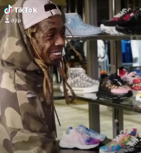 Lil Wayne's Celebrity Sneaker Shopping in Dubai