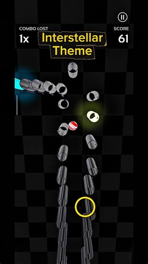 Interstellar Theme Ringtone | Beat Bounce Game #shorts #ytshorts #gaming #gameplay #beatbounc