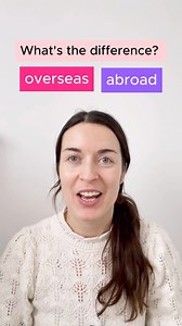 21K views · 8.5K reactions | Overseas and abroad - what’s the difference?  #english #learnenglish #speakenglish #englishgrammar #inglés #ingles #inglês #inglese #anglais #angielski #naukaangielskiego | English with Aga | Facebook