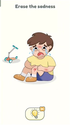 DOP2 (Delete one part) Level 45 erase the sadness #shortsfeed #youtubeshorts#viral #viralvideo #game