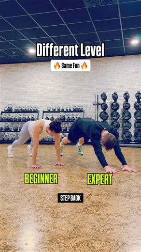 Choose your level 💪 #hiitworkout #functionalfitness #bodyweightexercise #nogymnoproblem