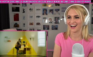 【IU】外国金发小姐姐看iu（BBIBBI）MV REACTION