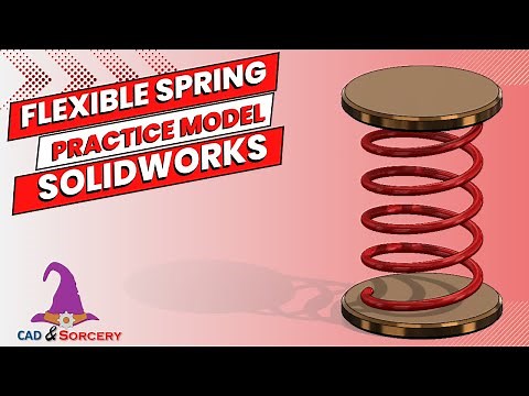 Flexible Spring Design In SOLIDWORKS