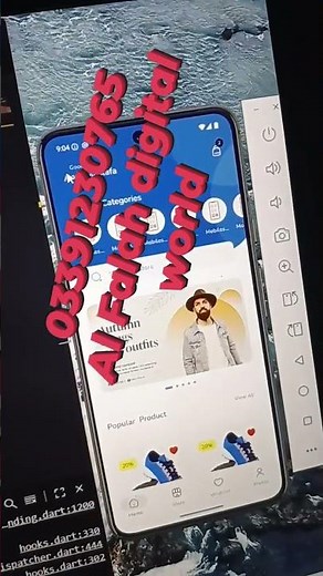 E-commerce shopping android app in flutter tutorial, #flutterapps #mobileapplication