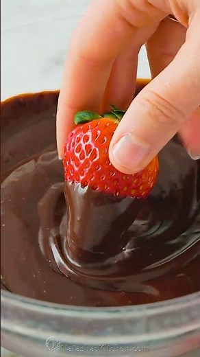 2-Ingredient Chocolate Ganache! 🍫 #shorts