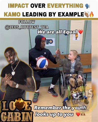 Zeus hottest tea on Instagram: "Impact over everything🗣️ @kamo.ceo leading by example🔥Showing the youth what it looks like to move with purpose, heart, and respect this is how change starts 👏🏽 Follow @zeus_hottest_tea & @zeus_hottest_tea2.0 for more tea and updates ⚡️ #ImpactOverEverything #LeadingByExample #InspiringTheYouth #LoveCabin"