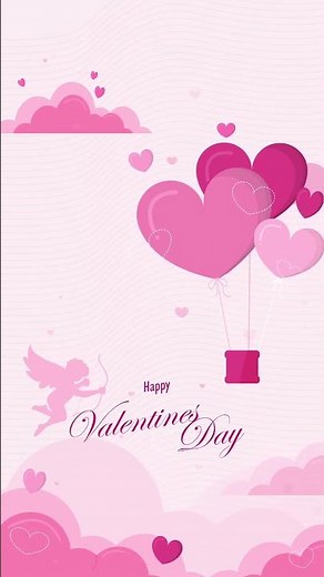 Pink Balloons Sky Loop (Vertical) | TikTok & Reels Background | Copyright Free