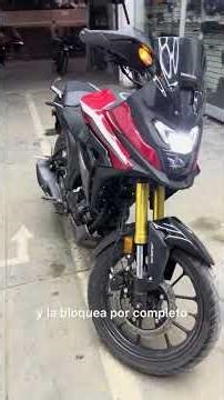 Honda NX190 con sistema de seguridad #nx500 #nx190 #yamaha #ktm #axautoboutique