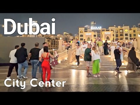 Dubai [4K] Amazing City Center, Dubai Mall Walking Tour 🇦🇪
