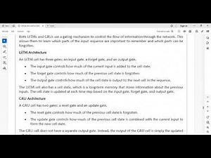 DL.4.9.Long Short Term Memory (LSTM) and Gated Recurrent Units (GRU)- RNN Code