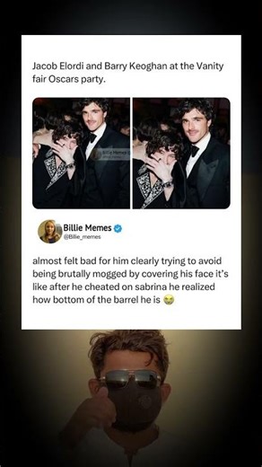 Jacob Elordi Hides Face from Barry Keoghan at Vanity Fair Oscars Party After Sabrina Cheat 😱