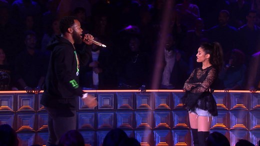 17M views · 12 shares | The beauty turned into the beast  Missed the Vanessa Hudgens vs Michael Bennett #DropTheMic battle? Catch it below: | TBS Network | Facebook