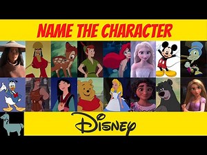The 100 Questions Disney Character Quiz