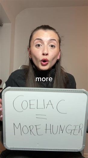 Coeliac Disease 🤝 Always Feeling Hungry Just the start if research in this area (theres never a lot when it comes to coeliac disease 🫠😂)! Every coeliac is different this is just a common experience I’ve seen as a coach 🧡 Study: Appetite and Gastrointestinal Hormone Response to a Gluten-Free Meal in Patients with Coeliac Disease (Vitaglione et al 2019) Here are my best tips to manage hunger ⬇️ 1) Don’t leave huge gaps between meals If you know you crash at 3-4pm, plan for it. Aim for 3 meals 