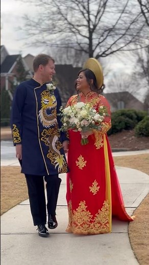 Vietnamese Tea Ceremony #teaceremony #brideoutfit #groomoutfit #vietnamese #vietnamesewedding #yts