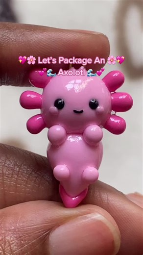 Kawaii Axolotl Clay Art Tutorial