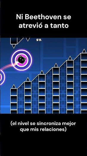 El nivel MÁS SINCRONIZADO de Geometry Dash! 🎵 #shorts #geometrydash #youtubeshorts