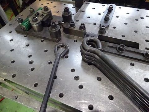 φ16丸棒フック曲げ フルフラット横型ベンダー「FLAT-300V」