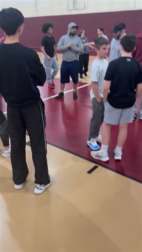 The boxing team is hard at work getting ready for the 94th mission bouts, ending each practice as they have for years, remembering it’s all about family! @aq_athletics @the_aquinas_institute #boxing | Aquinas Mission Bouts