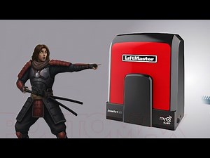 Como instalar un motor Lift master SL1000