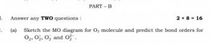 PART - BAnswer any Two questions :2×8=16(a) Sketch the MO di... | Filo