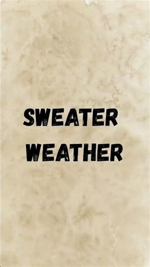 The neighborhood - Sweater weather (Lyrics)