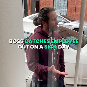 6.7M views · 15K reactions | When pulling a sick day off work doesn't go as planned… | IGV | Facebook