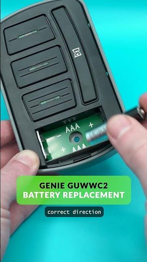Genie GUWWC2 Battery Change