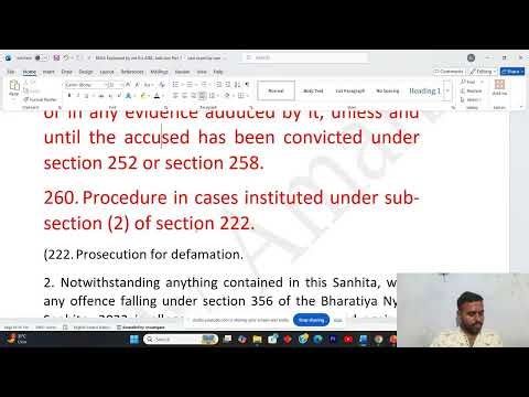 BNSS, Class 15th, Revision of Session Trial
