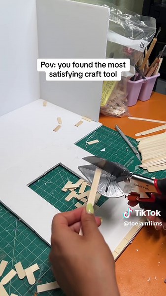 If you are doing anything arts and crafts and need a precise cut especially for soft woods/popsicle sticks we HIGHLY recommend Miter Scissors. Available in our amazon storefront!!