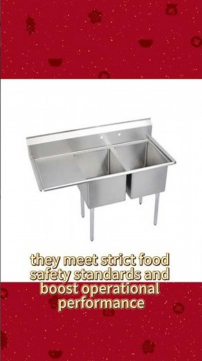 Stainless Steel Commercial Sinks for Professional Kitchens