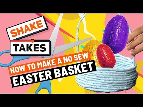 How to Make A No Sew Easter Basket – DIY Easter Craft | Shake Takes | Channel 10
