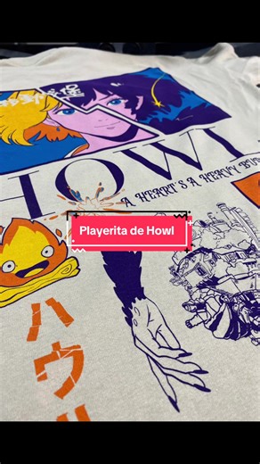 Una playera Vagabunda #howlsmovingcastle #giblistudio #howlfanart #merch