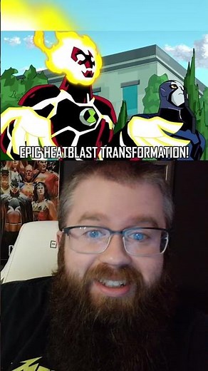 Ben 10 - Epic Heatblast Transformation!!! 😱 #ben10 #shorts