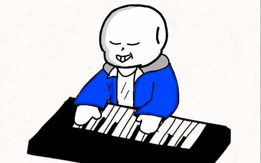 [undertale]sans教你弹钢琴