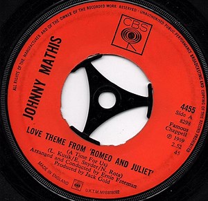 Johnny Mathis - Love Theme From "Romeo And Juliet" (A Time For Us) / The World I Threw Away