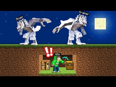 WEREWOLVES vs. Speedrunner in MINECRAFT! (Speedrunner vs. Hunters)