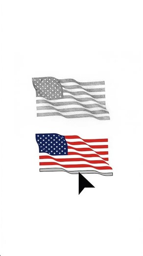 Black & White to Color Flag 😱 | Adobe Illustrator Color Transformation Tutorial